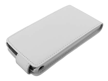 Synthetic Leather Flip Case for Sony Ericsson XPERIA Arc/Arc S - White