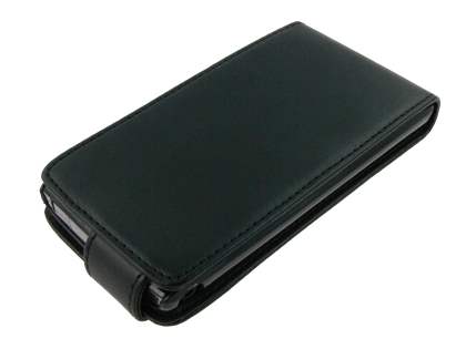 Sony Ericsson XPERIA Arc/Arc S Synthetic Leather Flip Case - Black