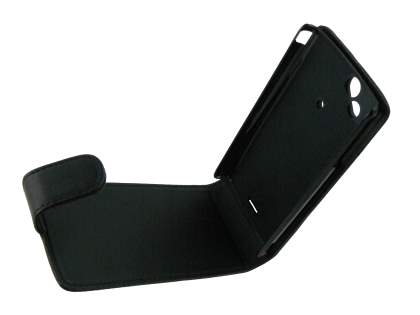Sony Ericsson XPERIA Arc/Arc S Synthetic Leather Flip Case - Black