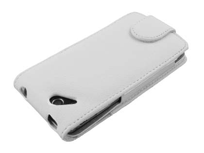 Synthetic Leather Flip Case for Sony Ericsson XPERIA Arc/Arc S - White