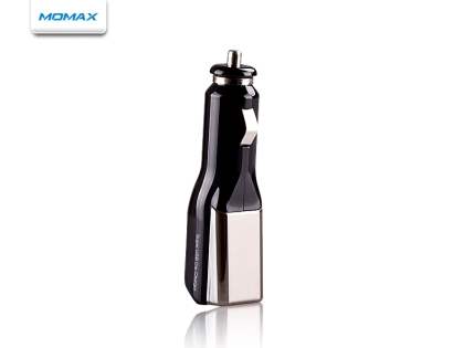 MOMAX Micro USB Super Car Charger & Data Cable - Piano Black