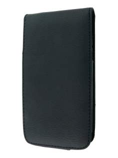 LG Optimus 2X P990 Synthetic Leather Flip Case - Black