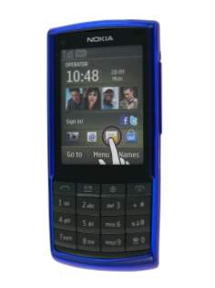 TPU Gel Case for Nokia X3-02 - Diamond Blue
