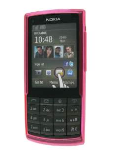 TPU Gel Case for Nokia X3-02 - Diamond Pink