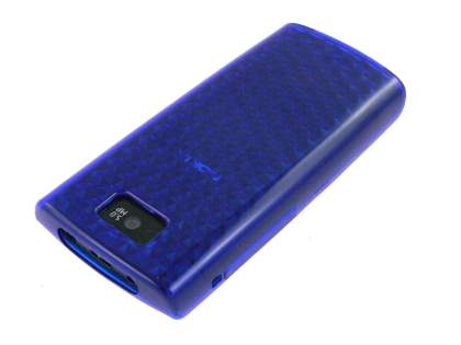 TPU Gel Case for Nokia X3-02 - Diamond Blue