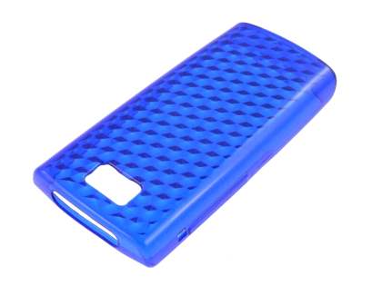 TPU Gel Case for Nokia X3-02 - Diamond Blue