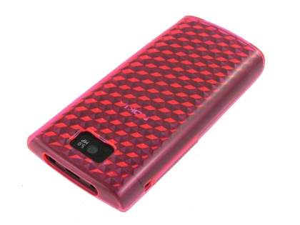 TPU Gel Case for Nokia X3-02 - Diamond Pink