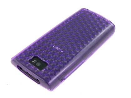 TPU Gel Case for Nokia X3-02 - Diamond Purple