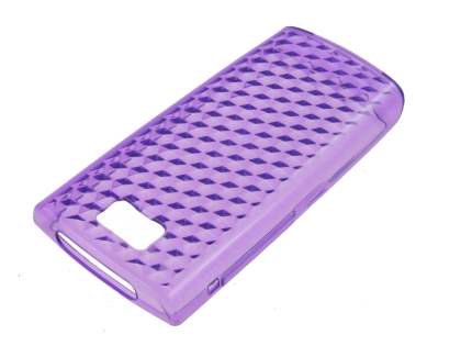 TPU Gel Case for Nokia X3-02 - Diamond Purple