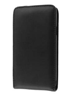 Genuine Leather Flip Case for Samsung I9100 Galaxy S2 - Black