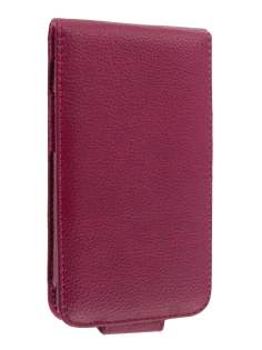 Samsung I9100 Galaxy S2 Synthetic Leather Flip Case - Dark Pink