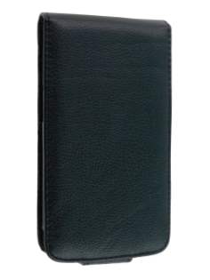 Samsung I9100 Galaxy S2 Synthetic Leather Flip Case - Black