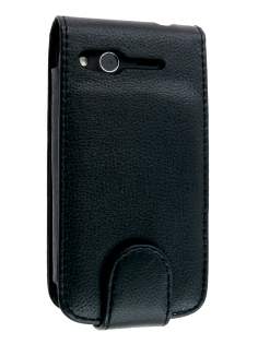Synthetic Leather Flip Case for HTC Desire S - Black Synthetic Leather Flip Case for HTC Desire S - Black