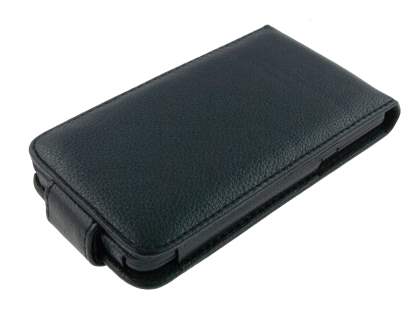 Samsung I9100 Galaxy S2 Synthetic Leather Flip Case - Black