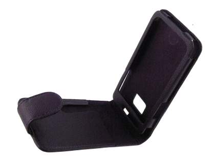 Samsung I9100 Galaxy S2 Synthetic Leather Flip Case - Dark Purple
