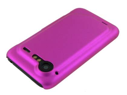 HTC Incredible S UltraTough Rubberised Slim Case - Hot Pink