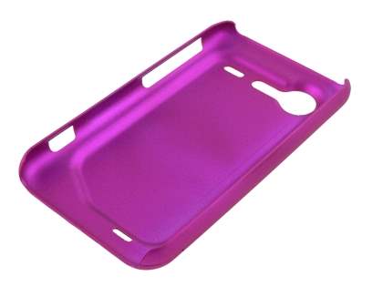 HTC Incredible S UltraTough Rubberised Slim Case - Hot Pink
