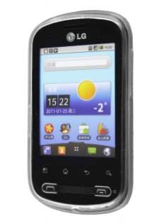 TPU Gel Case for LG Optimus Me P350 - Clear