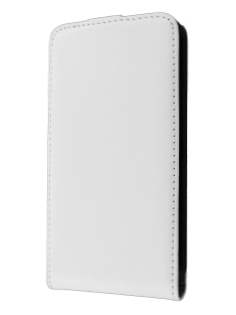 Synthetic Leather Flip Case for Samsung I9100 Galaxy S2 - White
