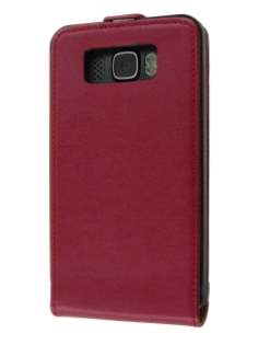 HTC Touch HD2 Slim Synthetic Leather Flip Case - Red