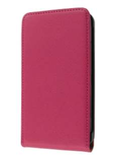 Synthetic Leather Flip Case for HTC Touch HD2 - Pink