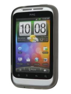 HTC Wildfire S TPU Gel Case - Frosted Grey