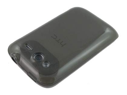 HTC Wildfire S TPU Gel Case - Frosted Grey