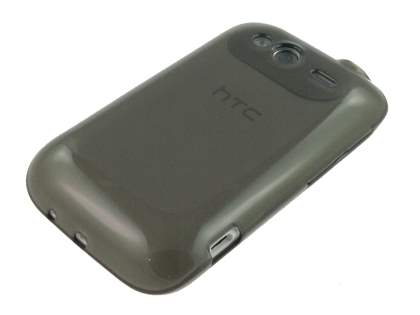 HTC Wildfire S TPU Gel Case - Frosted Grey