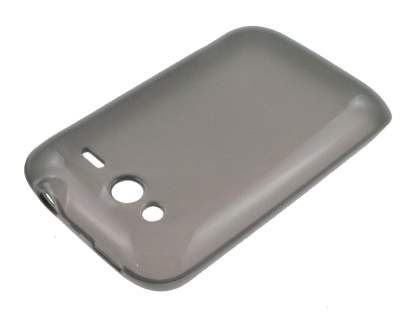 HTC Wildfire S TPU Gel Case - Frosted Grey