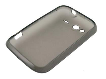 HTC Wildfire S TPU Gel Case - Frosted Grey