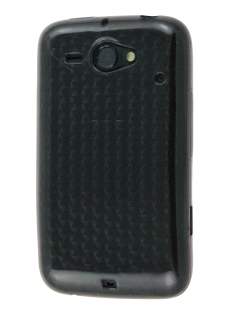 TPU Gel Case for HTC ChaCha - Diamond Grey