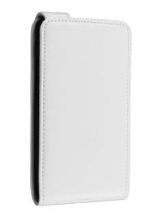 Synthetic Leather Flip Case for Samsung I9100 Galaxy S2 - White