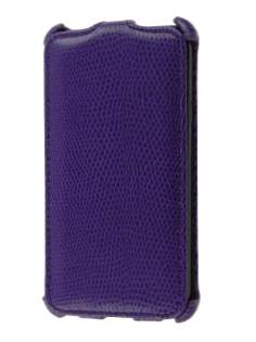 Samsung I9100 Galaxy S2 Slim Synthetic Leather Flip Case - Purple