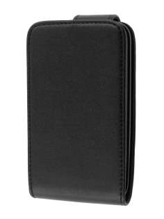 Synthetic Leather Flip Case for HTC ChaCha - Black