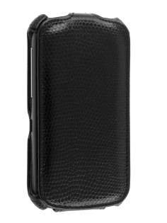 Synthetic Leather Flip Case for HTC Desire S - Black