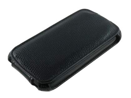 Synthetic Leather Flip Case for HTC Desire S - Black