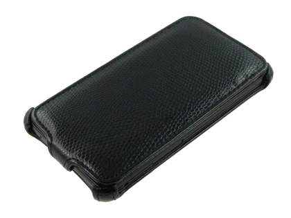 Samsung I9100 Galaxy S2 Slim Synthetic Leather Flip Case - Black
