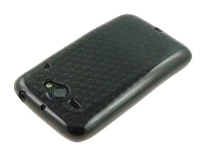 TPU Gel Case for HTC ChaCha - Diamond Grey