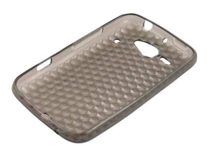 TPU Gel Case for HTC ChaCha - Diamond Grey