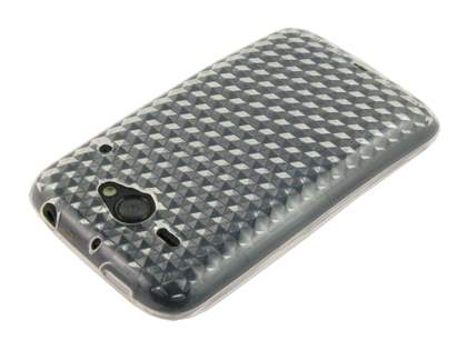 TPU Gel Case for HTC ChaCha - Diamond Clear