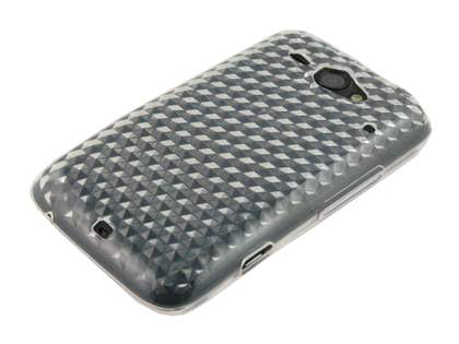 TPU Gel Case for HTC ChaCha - Diamond Clear