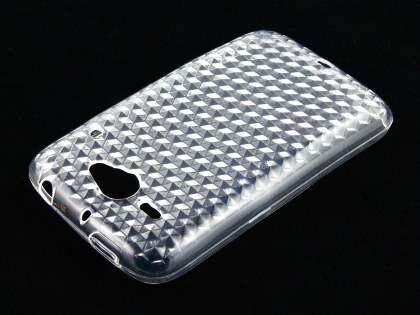 TPU Gel Case for HTC ChaCha - Diamond Clear