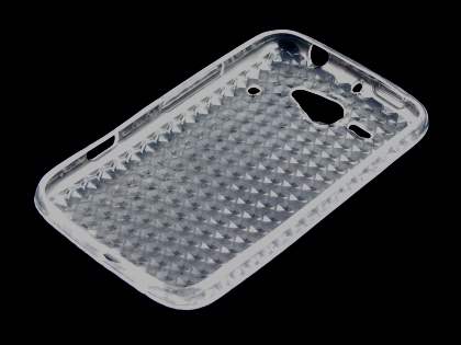 TPU Gel Case for HTC ChaCha - Diamond Clear