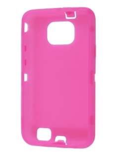Defender Case for Samsung I9100 Galaxy S2 - Pink/Black