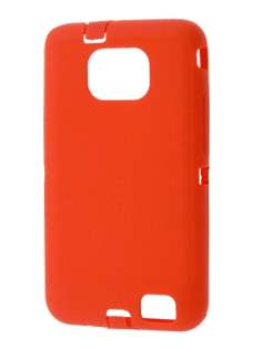 Defender Case for Samsung I9100 Galaxy S2 - Vermillion/Black
