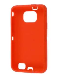 Defender Case for Samsung I9100 Galaxy S2 - Vermillion/Black