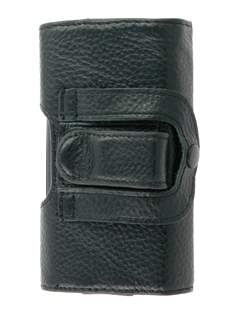 Samsung Galaxy Fit S5670 Synthetic Leather Belt Pouch - Black