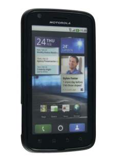 Dual-Design Case for Motorola ATRIX 4G MB860 - Black/Grey