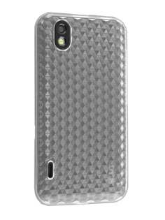 TPU Gel Case for LG Optimus Black P970 - Diamond Clear