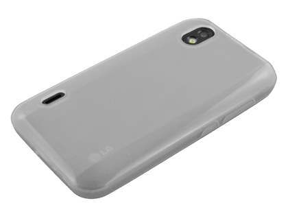 TPU Gel Case for LG Optimus Black P970 - Frosted White